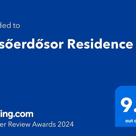 Felsoerdosor Residence ブダペスト エクステリア 写真